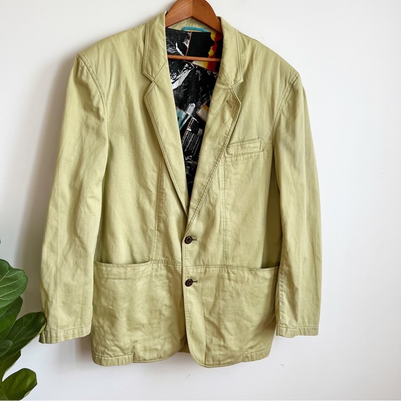 Vintage Other - Vintage 1984 Miami Vice Blazer Jacket Size M Cotton Rare